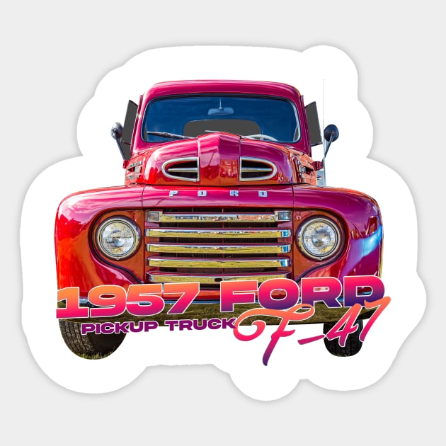 1950 Ford F-47 Pickup Truck Sticker by Gestalt Imagery